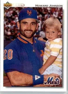 Howard Johnson - 1992 Upper Deck - #256 - Baseball - Baseball Card Single