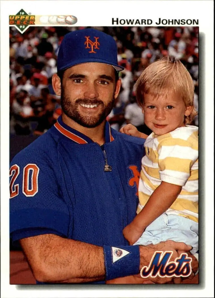 Howard Johnson 1992 Upper Deck MLB #256 Baseball Card New York Mets - Baseball Card Single