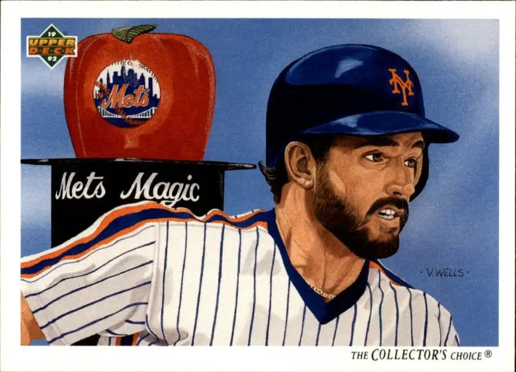 Howard Johnson 1992 Upper Deck MLB #37 Team Checklist Card New York Mets