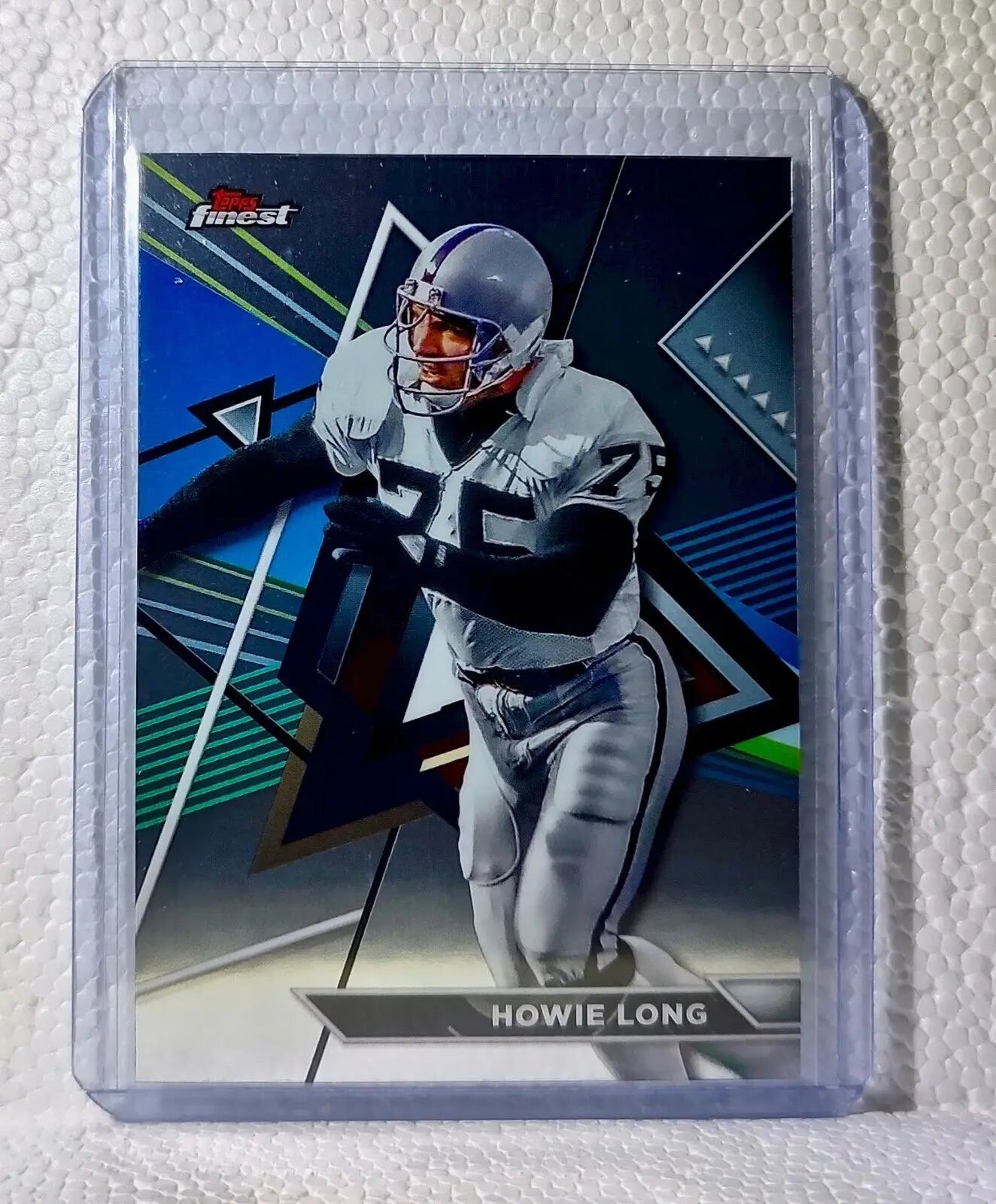 Howie Long 2023 Topps Finest NFL #226 Composite Football Card Oakland Raiders - Football Card Single