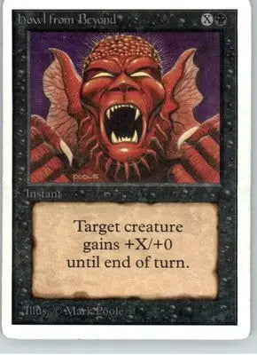 Howl from Beyond - Unlimited Edition - Normal MP - TCG Card Single
