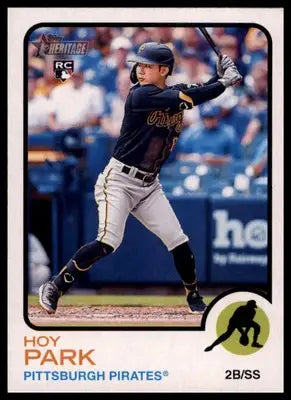 Hoy Park Rookie 2022 Topps Heritage #273 Pittsburgh Pirates - Baseball Card Single