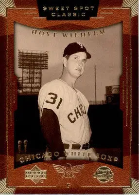 Hoyt Wilhelm - 2004 Upper Deck Sweet Spot Classic - #37 - Baseball - Baseball Card Single