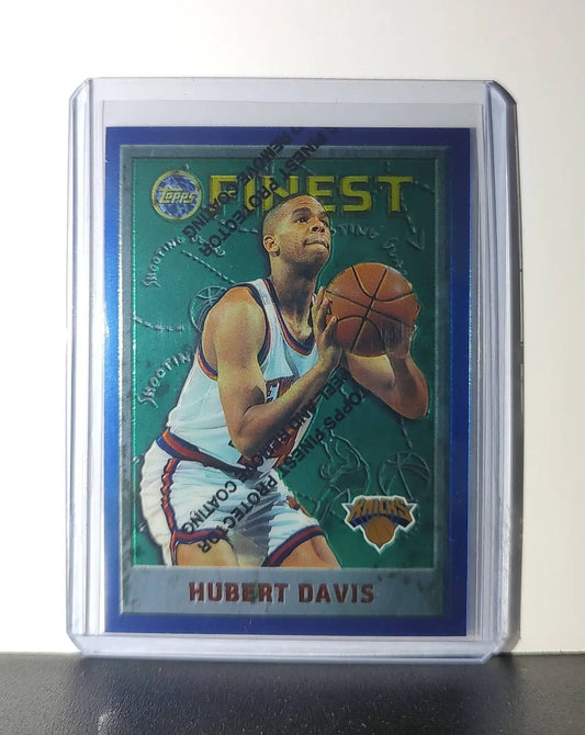 Hubert Davis 1995-96 Topps Finest NBA #213 Card New York Knicks - Basketball Card Single