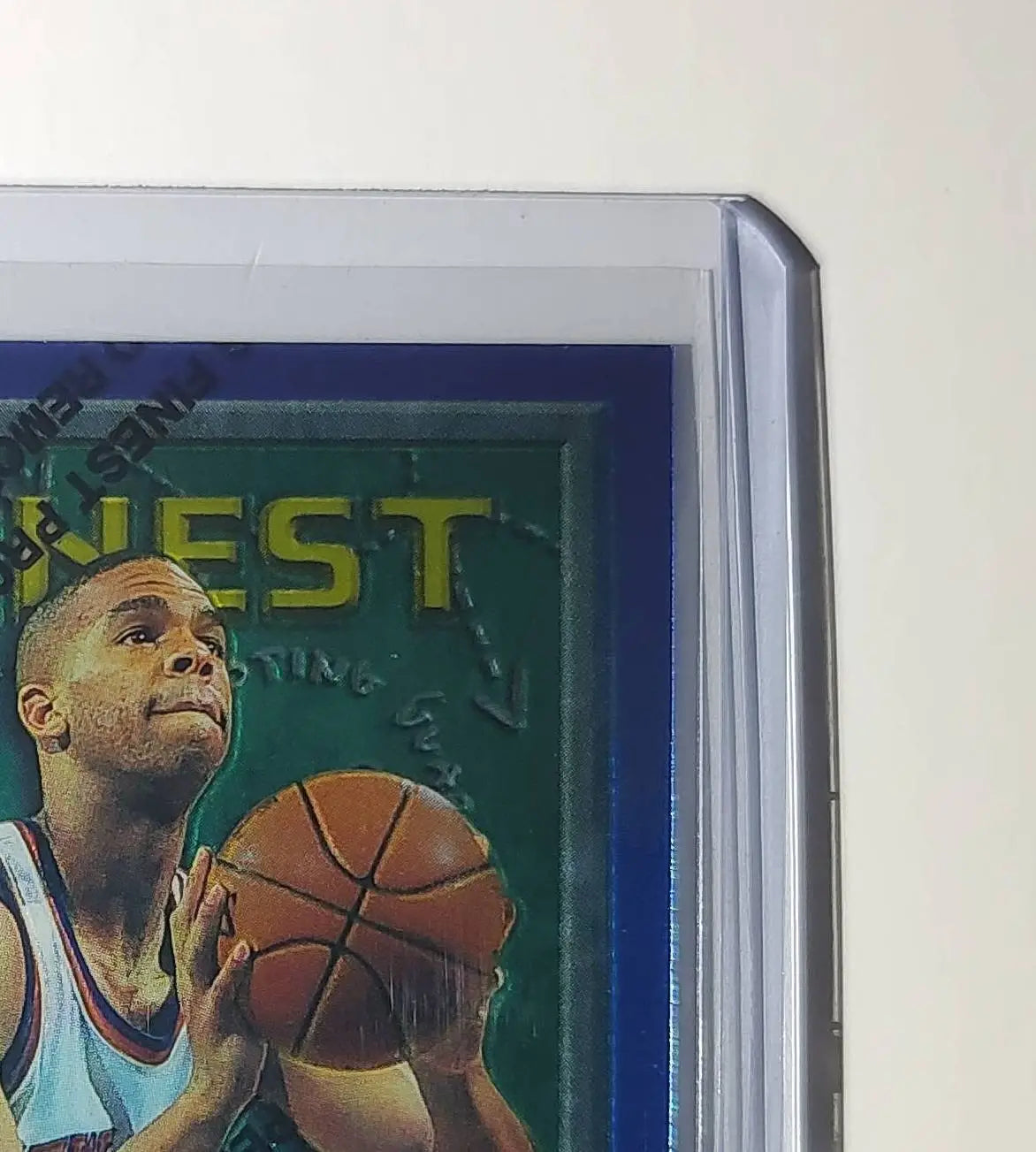 Hubert Davis 1995-96 Topps Finest NBA #213 Card New York Knicks - Basketball Card Single
