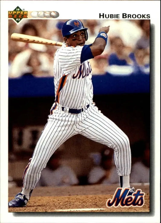 Hubie Brooks 1992 Upper Deck MLB #114 Baseball Card New York Mets - Baseball Card Single