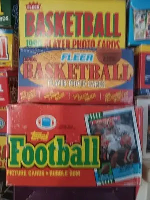 HUGE 150-card Football Card Collection! - In Vintage Sealed Packs. Rip & repeat! - Football Card Box