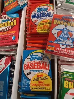 HUGE 150-card Football Card Collection! - In Vintage Sealed Packs. Rip & repeat! - Football Card Box