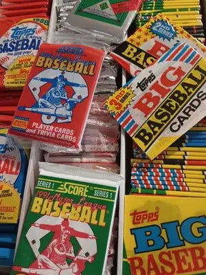 HUGE 150-card Football Card Collection! - In Vintage Sealed Packs. Rip & repeat! - Football Card Box