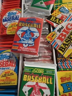 HUGE 150-card Football Card Collection! - In Vintage Sealed Packs. Rip & repeat! - Football Card Box