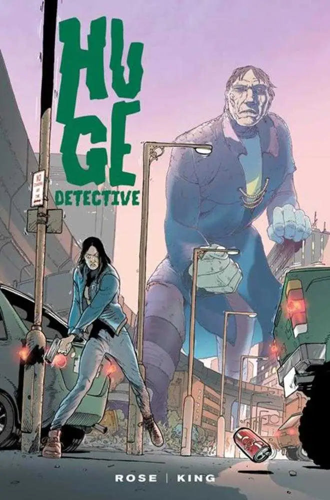 Comic book cover of Huge Detective #5 featuring Clark Bint Mature artwork