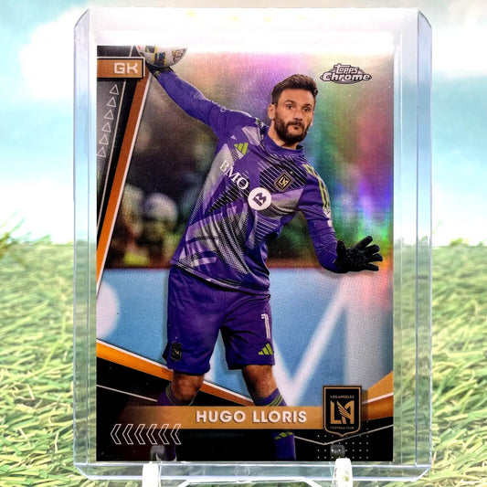 Hugo Lloris 2024 Topps Chrome Refractor MLS #151 Los Angeles FC - Soccer Card Single
