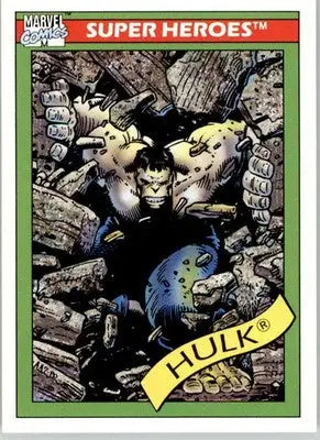 Hulk (gray) - 1990 Impel Marvel Universe - #17 - Non_sport - Non-Sports Card Single