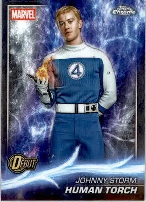Human Torch - 2025 Topps Chrome Marvel Studios - #196 - Non_sport - Non-Sports Card Single