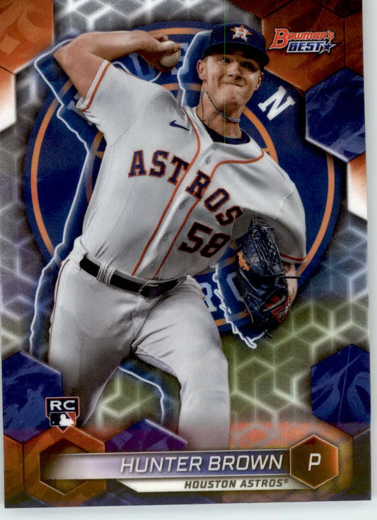 Hunter Brown - 2023 Bowman’s Best - #5 - Baseball - Baseball Card Single