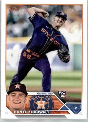 Hunter Brown - 2023 Topps - #111 - RC Baseball - Baseball Card Single