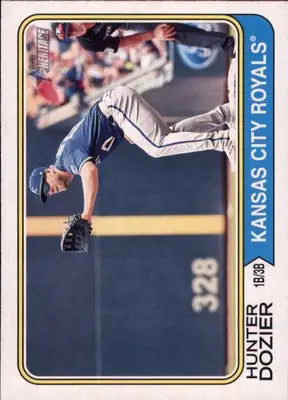Hunter Dozier 2023 Topps Heritage #113 Kansas City Royals - Baseball Card Single