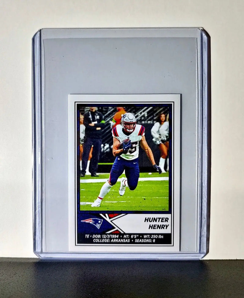 Hunter Henry 2024 Panini NFL Sticker #80 New England Patriots - Football Card Single