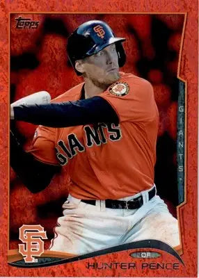 Hunter Pence - 2014 Topps - #412 - Red Foil Baseball - Baseball Card Single