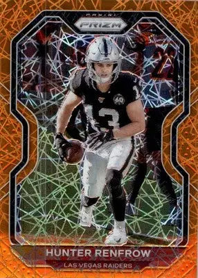 Hunter Renfrow - 2020 Panini Prizm - #134 - Prizm Lazer Football - Football Card Single