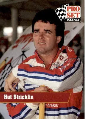 Hut Stricklin - 1991 Pro Set - #37 - Racing - Racing Card Single