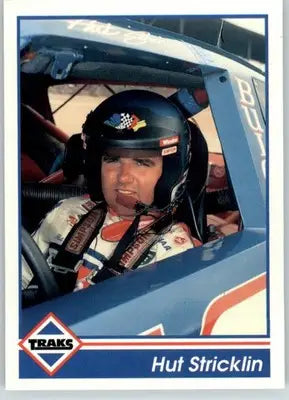 Hut Stricklin - 1992 Traks - #12 - Racing - Racing Card Single