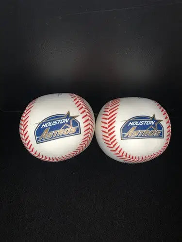 Hutch MLB Houston Astros Baseball Souvenir Collectible 1994 BALL Soft Plush X2 - Sports Memorabilia