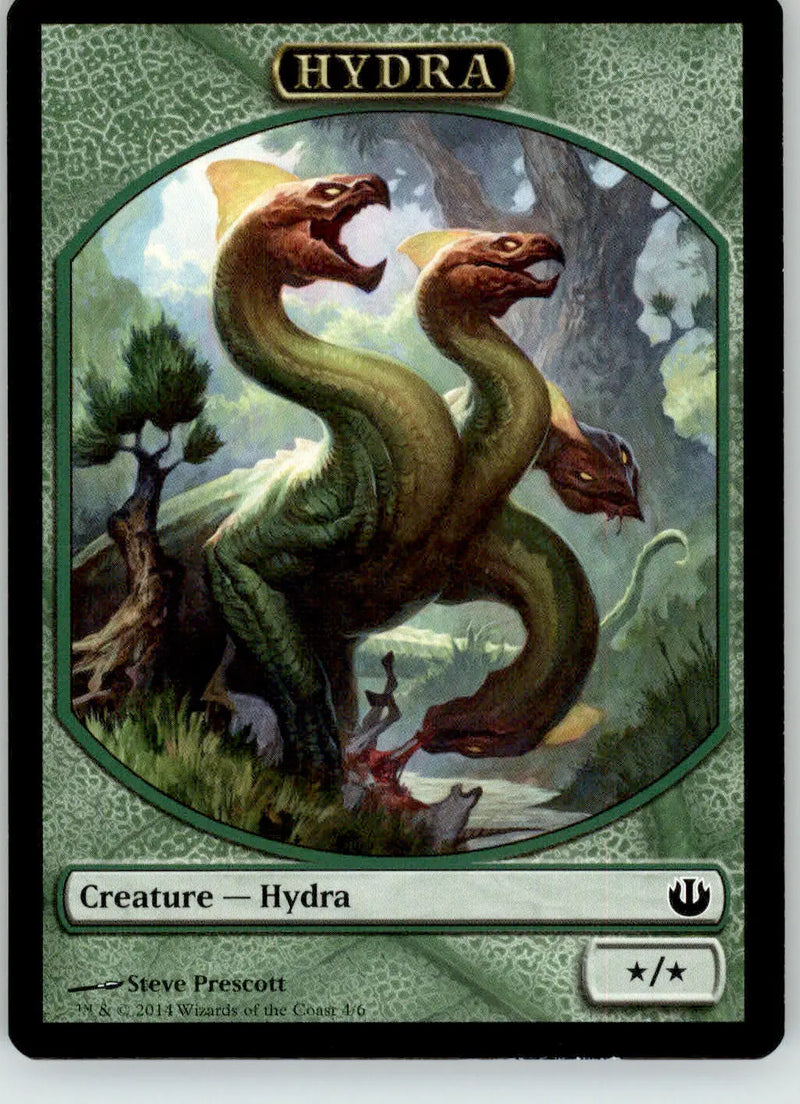 Hydra Token - Journey Into Nyx - 4 - LP Magic: The Gathering - Magic Card Single