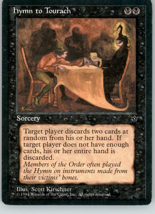 Hymn to Tourach (Kirschner) - Fallen Empires - MP Magic: The Gathering - Magic Card Single