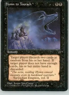 Hymn to Tourach (Van Camp) - Fallen Empires - MP Magic: The Gathering - Magic Card Single