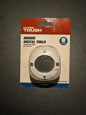 Hyper Tough Indoor Digital Timer Programmable 2-Prong Battery Backup 8A 125V - General Merchandise