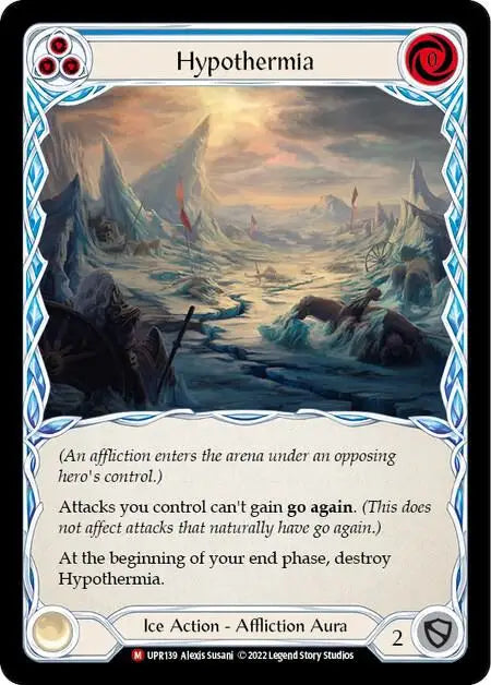 Hypothermia - Uprising - UPR139 - NM Flesh and Blood - TCG Card Single