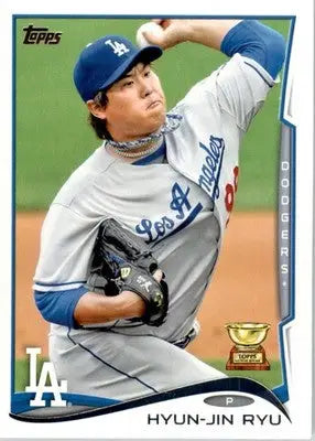Hyun-Jin Ryu - 2014 Topps - #40 - Baseball - Baseball Card Single
