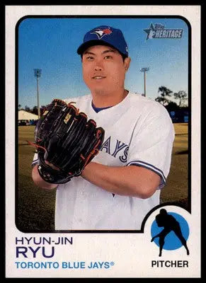 Hyun-Jin Ryu 2022 Topps Heritage #168 Toronto Blue Jays - Baseball Card Single