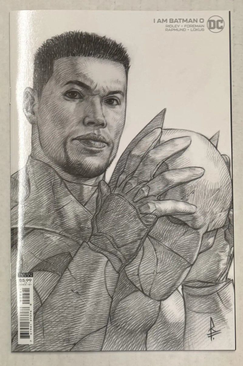 I am Batman #0 Riccardo Federici Sketch Variant Cover (DC Comics October 2021) - Comic Book