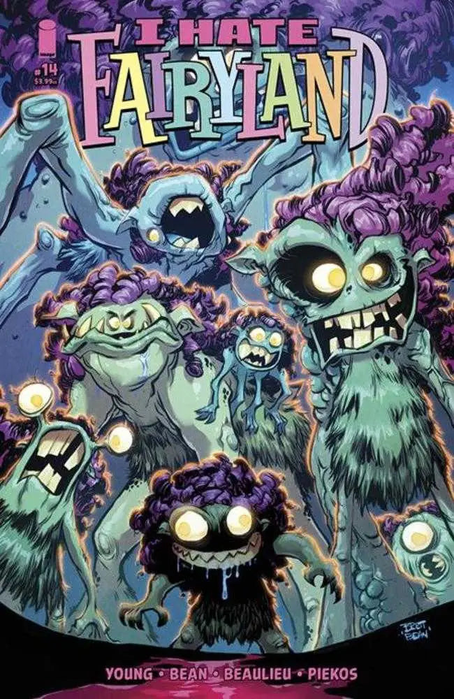 I Hate Fairyland #14 cover features creepy monsters, perfect for trading cards fans