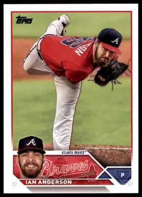 Ian Anderson 2023 Topps #114 Atlanta Braves - Baseball Card Single