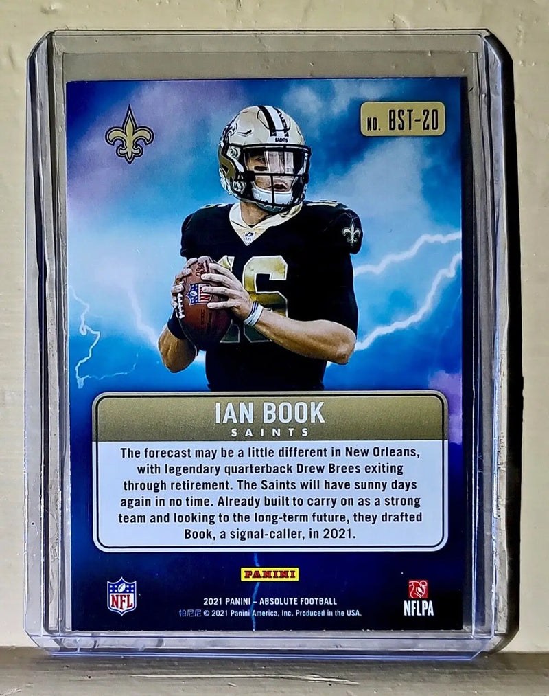 Ian Book 2021 Panini NFL Absolute By Storm Rookie Football #BST-20 Card