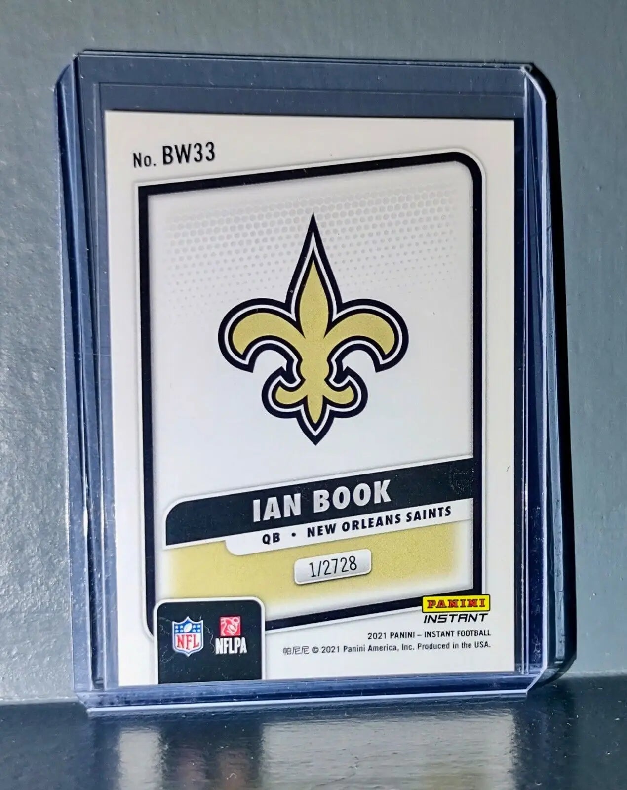 Ian Book 2021 Panini NFL Black and White Rookies #33 Card 1/2728 - Football Card Single