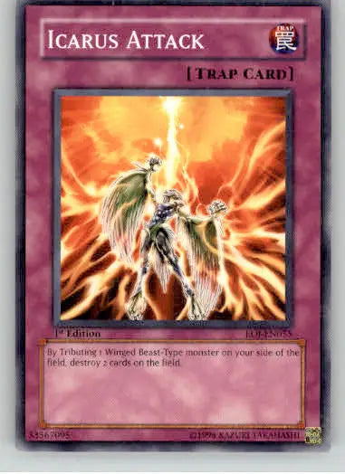 Icarus Attack - Enemy of Justice - EOJ-EN055 - 1st Edition LP - Yu-Gi-Oh! Card Single