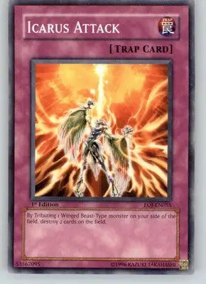 Icarus Attack - Enemy of Justice - EOJ-EN055 - Lightly Played - Yu-Gi-Oh! Card Single
