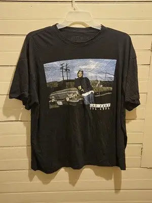 Ice Cube T-Shirt Mens 2XL Black Short Sleeve Rapper Album Graphic Streetwear Tee - Apparel
