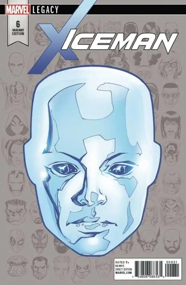 Iceman #6 McKone Legacy Headshot Variant Leg - Comic Book