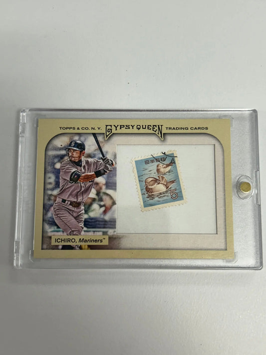 Ichiro Suzuki 2011 Topps Gypsy Queen Stamp #1/10 - Baseball Card Single