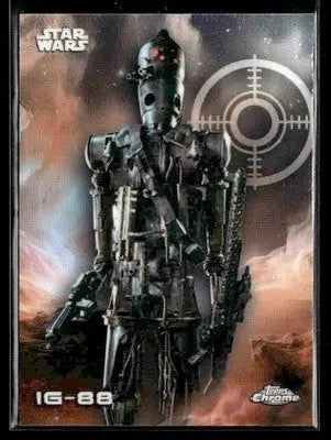 🌟 IG-88, 2025 Topps Chrome Star Wars #124 🌟 - Star Wars Card Single