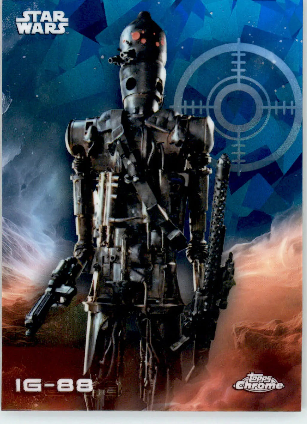 IG-88 - 2025 Topps Chrome Star Wars Sapphire - #124 - Non_sport - Star Wars Card Single