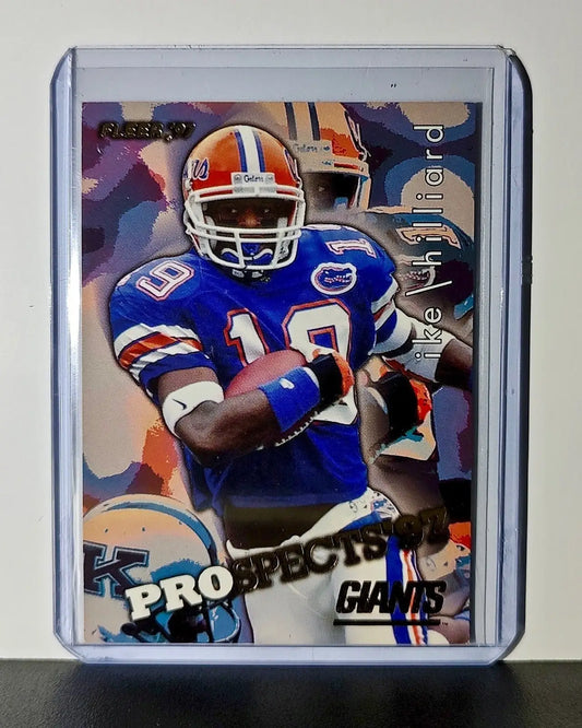 Ike Hilliard 1997 Fleer Prospects NFL #7 Card New York Giants - Football Card Single
