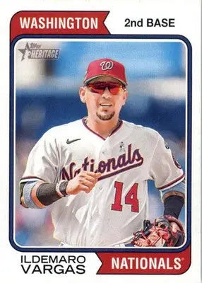 Ildemaro Vargas - 2023 Topps Heritage - #657 - Baseball - Baseball Card Single