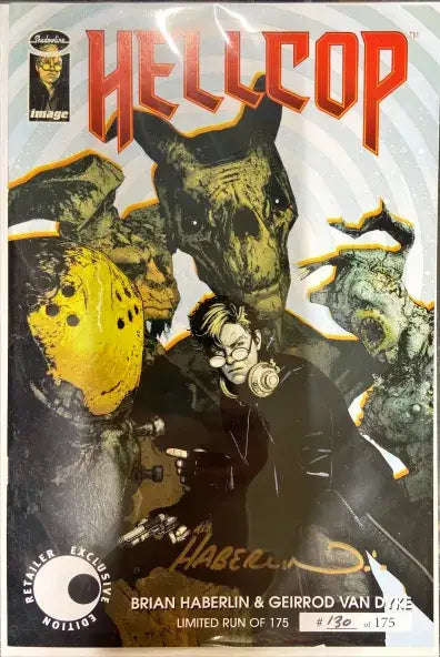 Image Comics HELLCOP #1 Signed Retailer Exclusive 130 of 175 - Comic Book