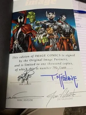 IMAGE COMICS SIGNED SLIPCASE LIMITED HC Spawn McFarlane Silvestri Larsen Auto #d - Comic Book